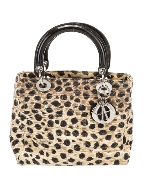 dior animal print bag|Medium Lady D.